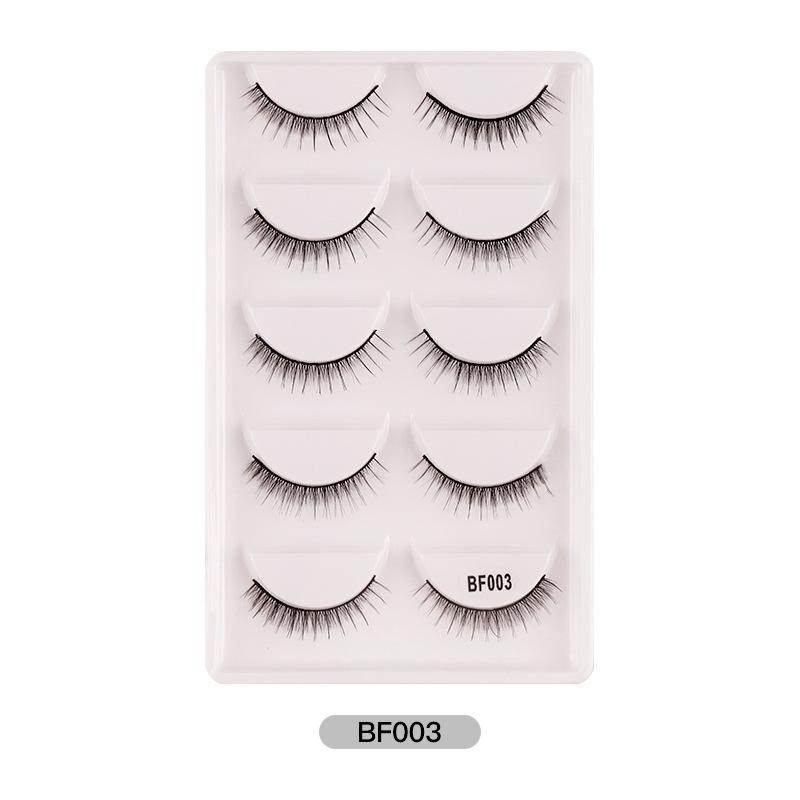 Chemical Fiber Short False Eyelashes Dense Curl Simulation Natural Grafting Eyelashes