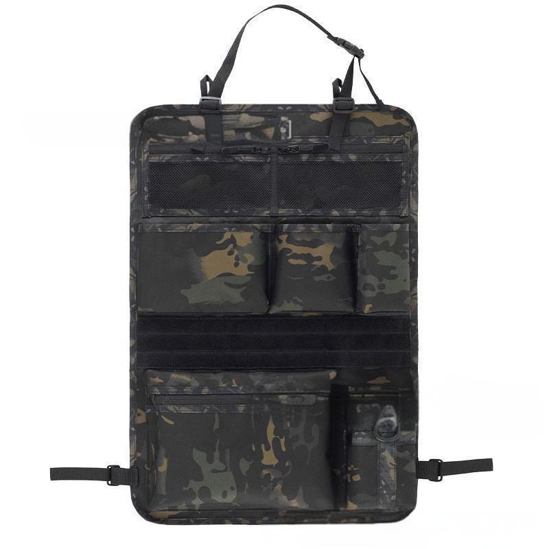 Tactical Car Seat Back Storage Bag for Camping and Everyday Use