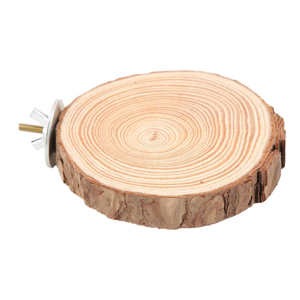 Ptáci Kulaté bidlo Platforma Přírodní dřevěný stojan pro klecové ptáky Papoušky Klování Stání8-10