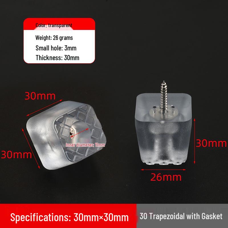 Transparent Non-slip Silicone Rubber Feet Pads for Furniture