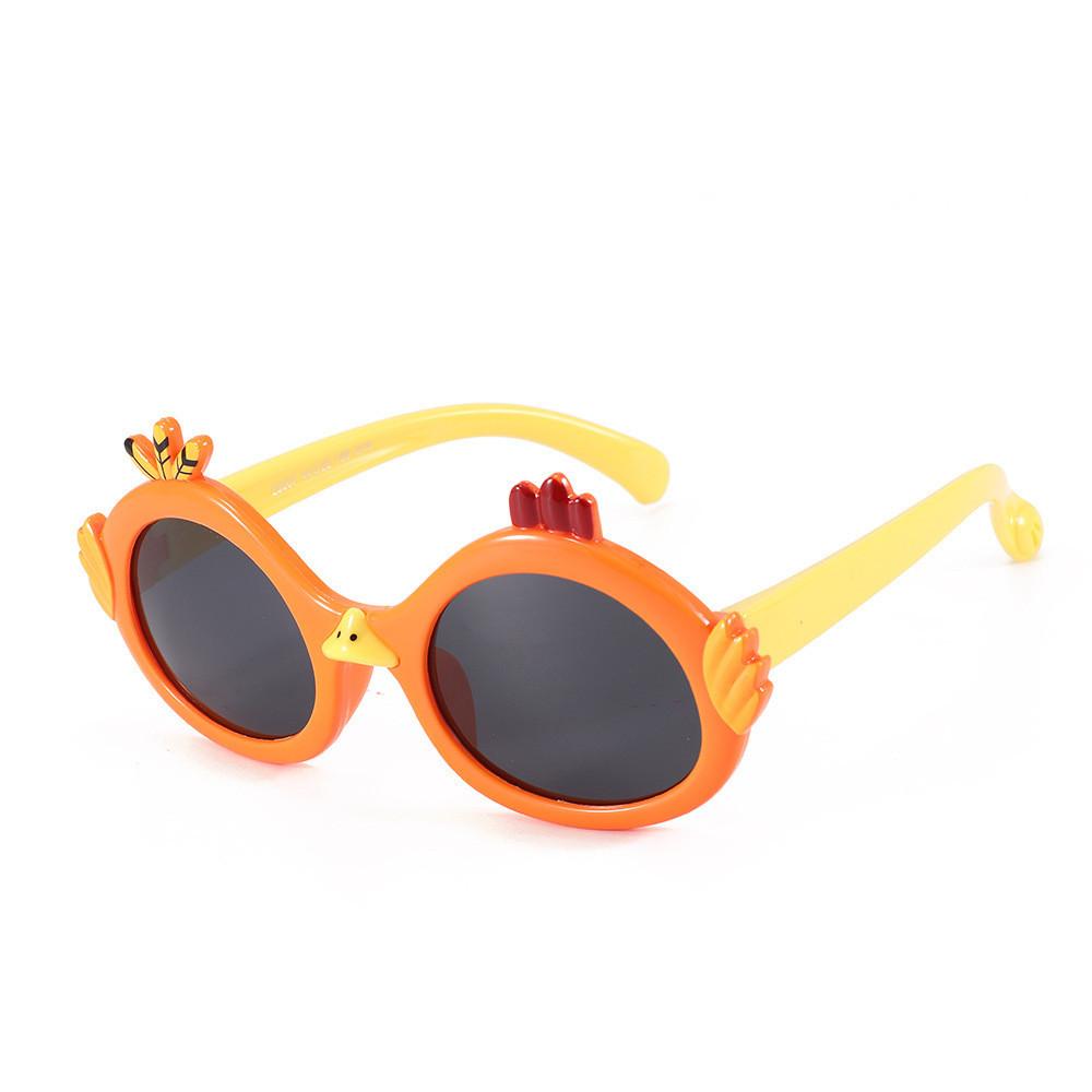 Fashionable Polarized Childrens Sunglasses Cartoon Chick Style Protection Uv