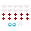 10PCS Chicken Waterer Nipples with Tee Fittings Gaskets Tape for Automatic Chicken Watering System