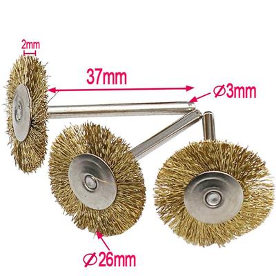 9Pcs/set for Electric Grinding Hand Tools Carving Craft Brass Wire Brush Polishing Brushes Wire Wheel Rotary Electric Tool
