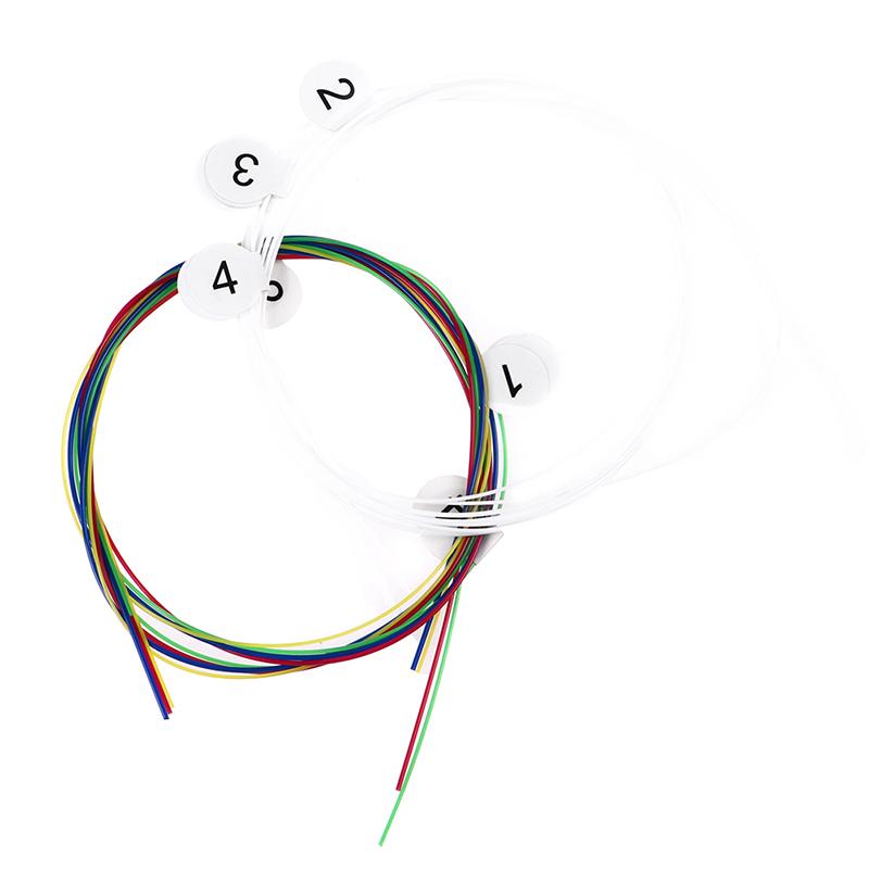 4 Pcs Ukulele Guitar String Set Colorful Nylon Strings For 21/23/26 Inch Ukulele Guitar Accesories