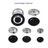 1 Set Gas Burner Flame Cap With Lid Plus 5 Stove Handles Cooker Hat for Home Cooking Oven Utility