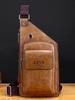 Men's Chest & Shoulder Crossbody Bag: Fashionable Messenger Backpack for Students