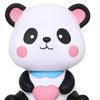 Money Bank Panda Sculpture Desktop Adorable Valentine's Day Ornament Saving Box Child