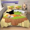 3pcs Minecraft Inspired Animal Print Home Bedding Set-Universal Three-Piece Suit for Bedroom, Guest Room, Living Room, Hotel Decorations-Per