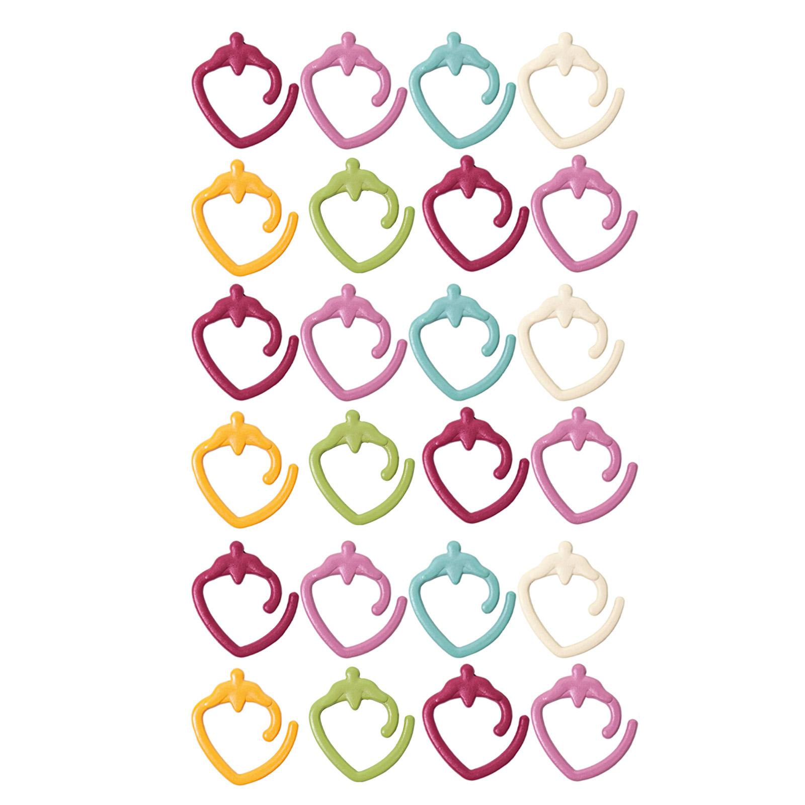 

24 шт. маркеры для фруктового вязания крючком, фиксирующие маркеры для вязания крючком, плетение свитера, шарфа, шапки 3