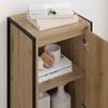 Sideboard Rustic Oak Design 43 X 36 X 75.5 Cm Engineered Wood