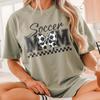 Comfort Colors Soccer Mom Coquette T-shirt, Game Day Tee, Soccer Shirt