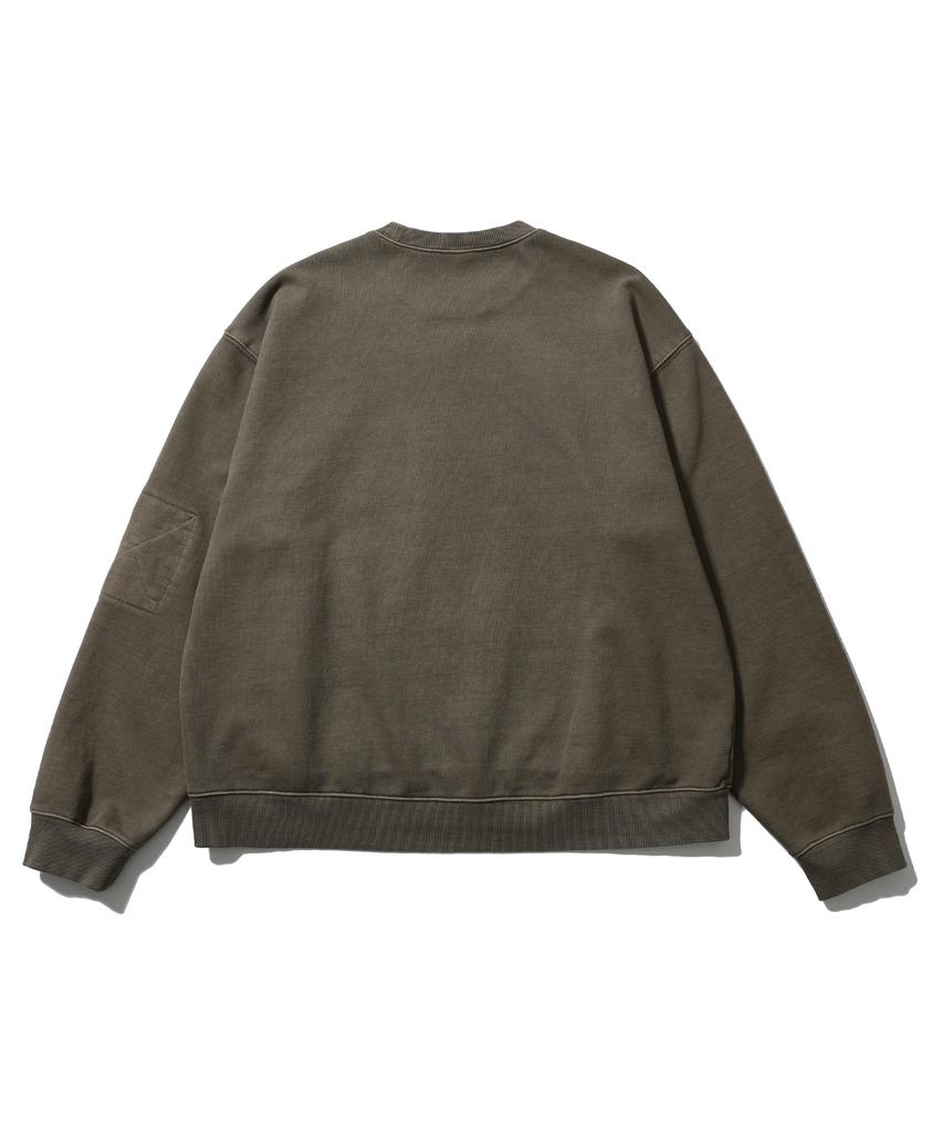 HAVEOFFDUTY Garments Dyed Crewneck Sweatshirt (Sierra Tan)