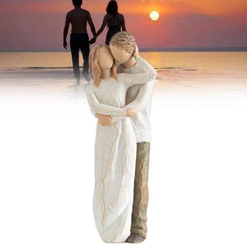 Exquisite Willow Tree Together Harzskulptur Perfekt für Abschlussfeiern und Einweihungen