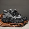 Men's Comfortable Autumn Winter High-top Shoes Warm Thick-soled Work Boots Trendy Sporty Casual Sporty Cosy Shoes Wear-resistant