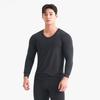 Smt25063-01 Modal Warm Inner T-Shirt Black