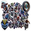 35pcs-50pcs Dynamic Motorcycle Stickers Vibrant Adventure Graffiti Decals Funny Stickers For DIY Phone Laptop Scrapbook Bike
