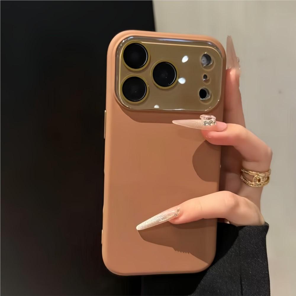 New Liquid Silicone Crystal Lens Film Case For iPhone 17 Air 16 15 14 13 12 11 Pro Max Plus Camera Protection Matte Soft Cover