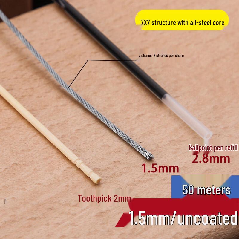 

1.5mm Galvanized Steel Wire Rope Kit
