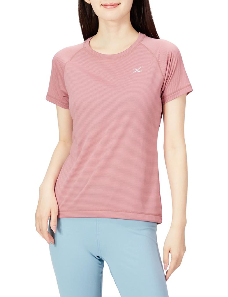 Short Sleeve DLY695 RP UV Protection CW-X/Wacoal Women's T-Shirt, S, Moisture-Wicking, Quick-Drying,