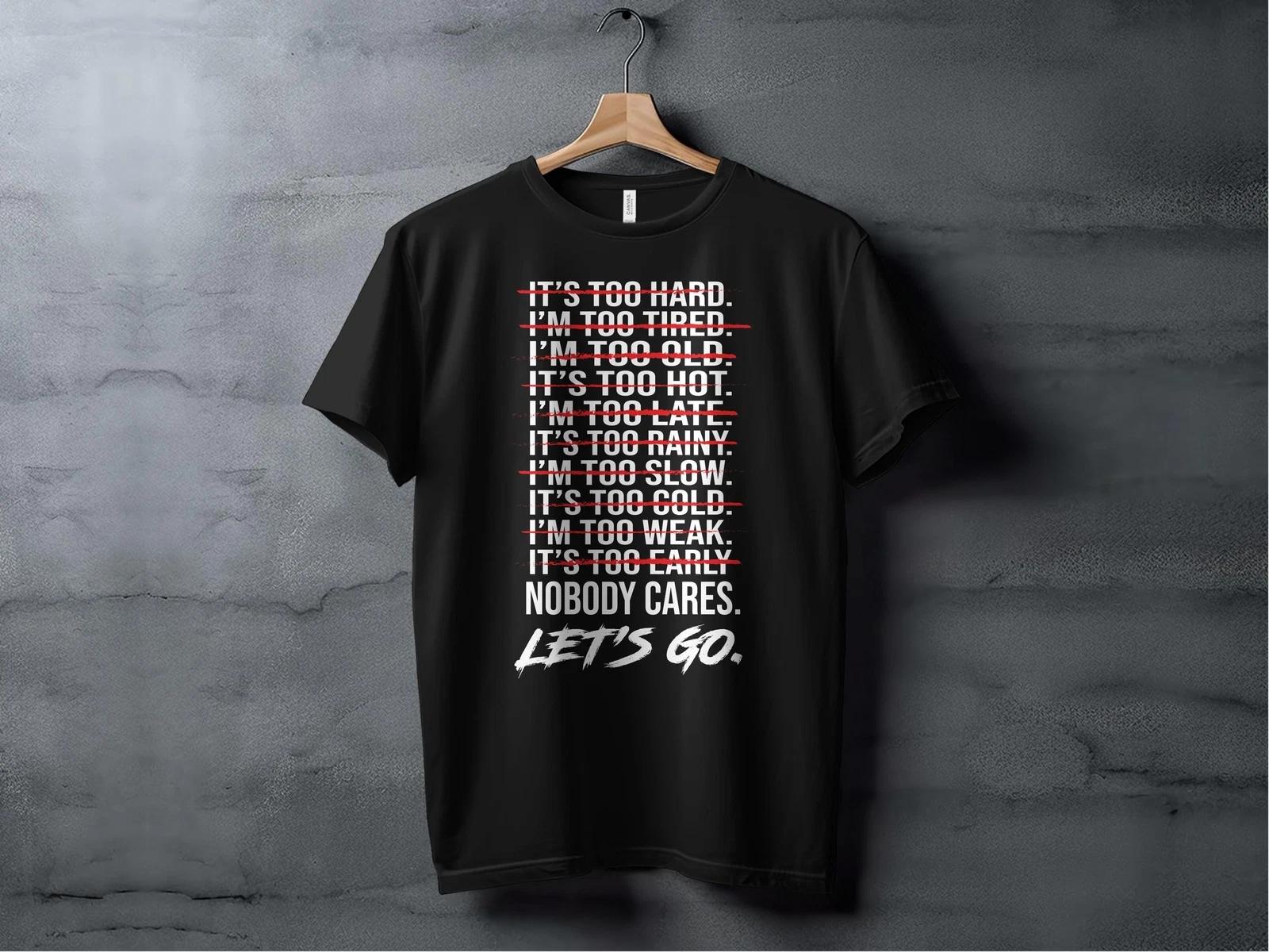 Motivational Gym T-shirt L