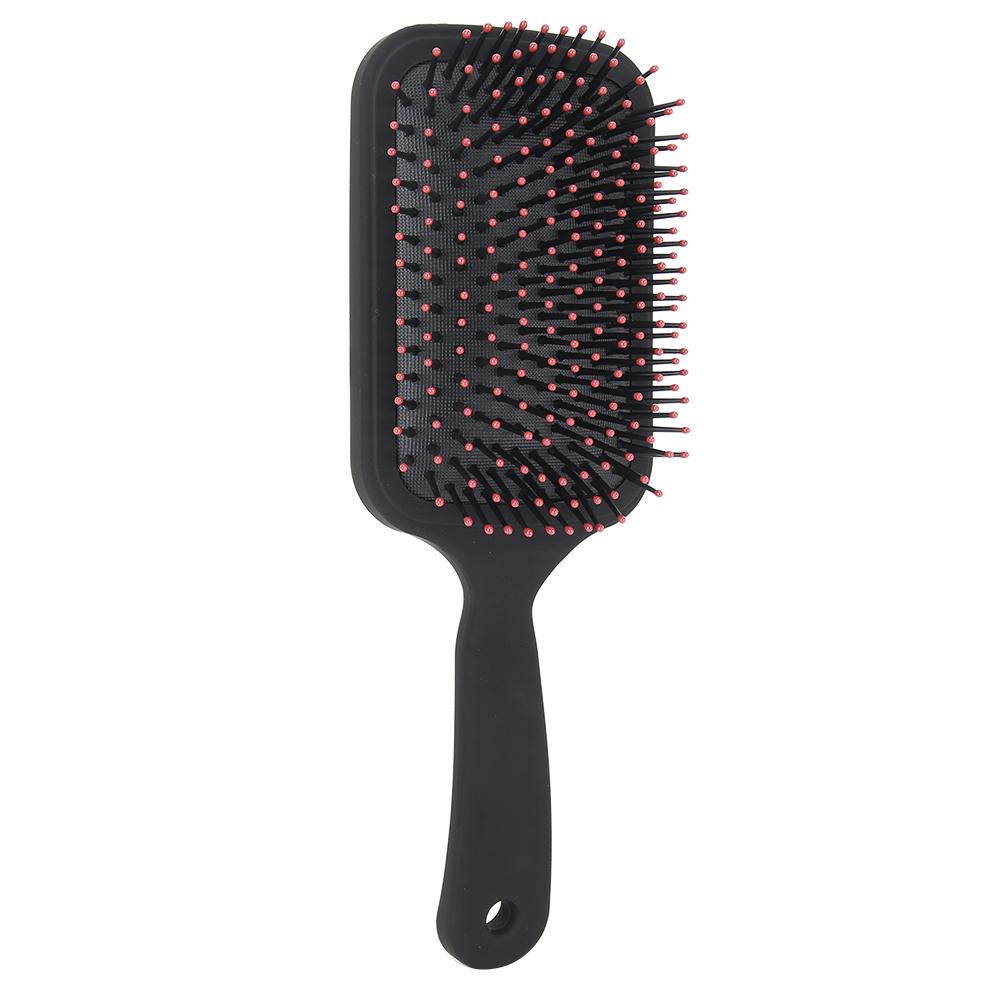 BlueZOO Air Cushion Comb Anti Static Scalp Massage Comb Hair Styling Flat Comb(Black )