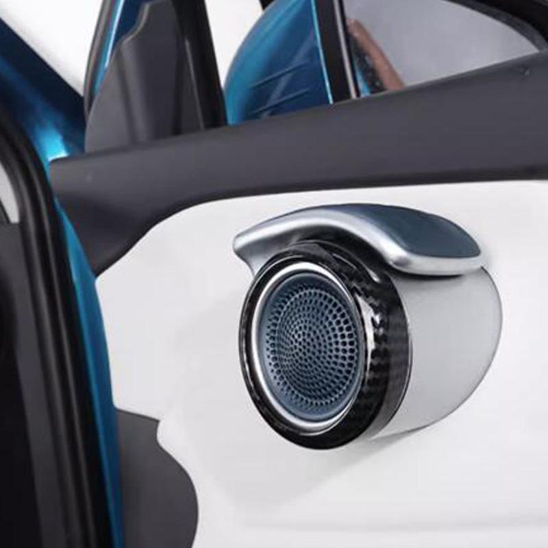 For BYD ATTO3/Yuan Plus   2024 ABS Car Door Horn Speaker Cover Trim Sticker Decoration Frame Auto Interior Accessories