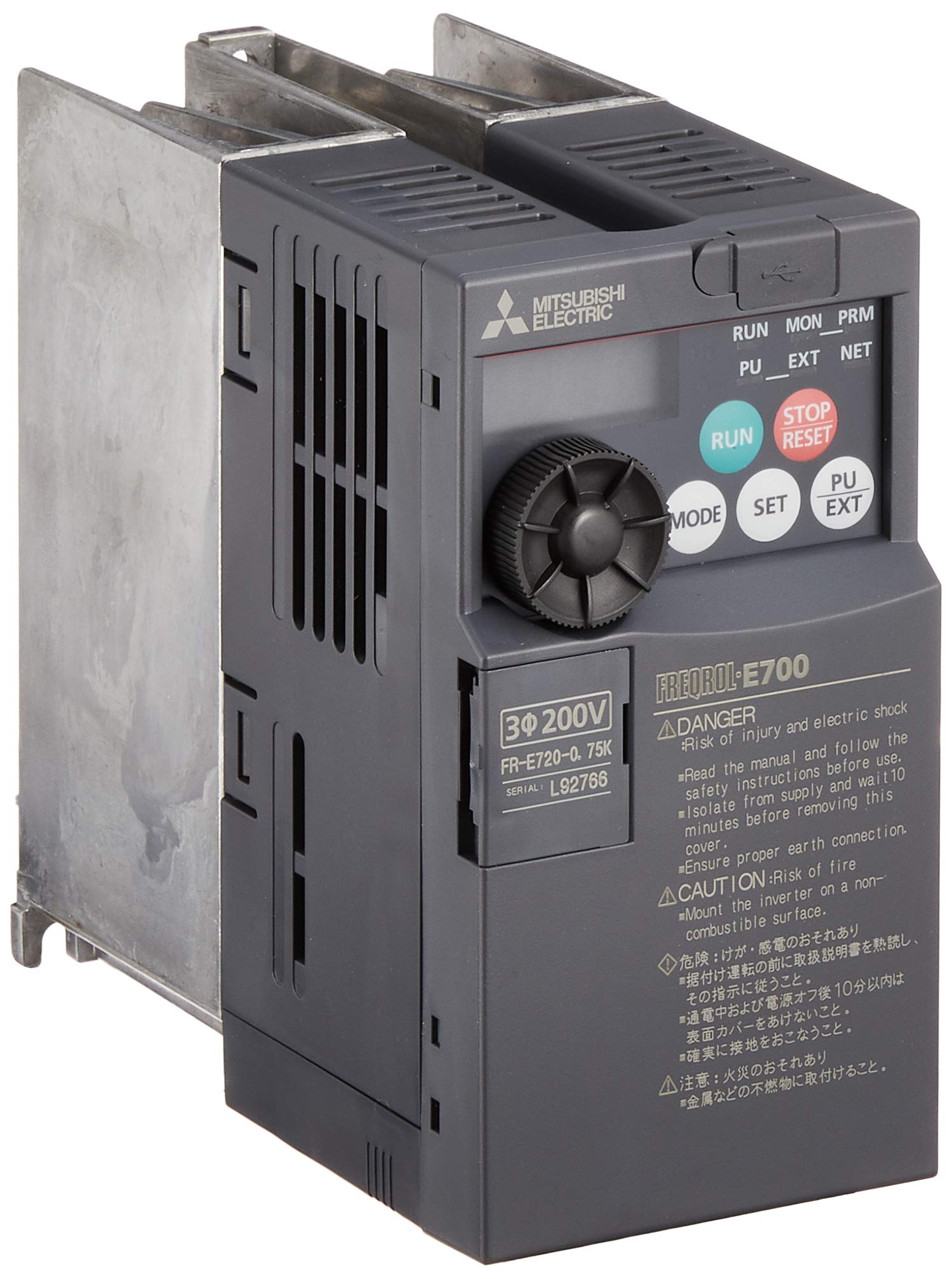 

Mitsubishi Electric Inverter General-purpose FR-E700 FR-E720-0.75K