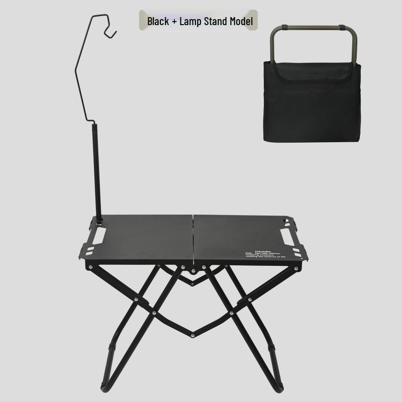 Lightweight Carbon Steel Folding Camping Table and Chair Set for Outdoor Use