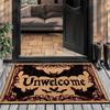 Crystal Velvet Halloween Unwelcome Floor Mat Gothic Style Decorative Door Mat  Party