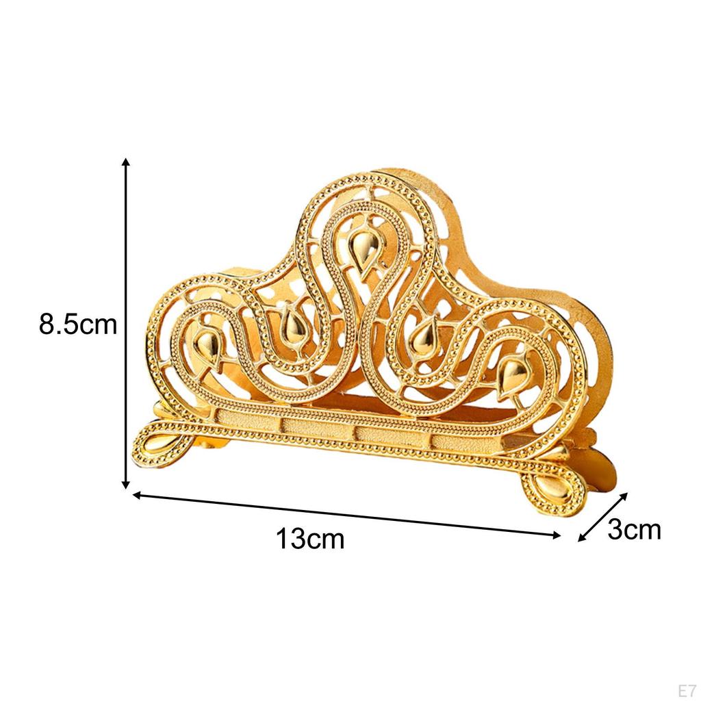 Suport pentru șervețele în stil european Organizare bucătărie Ornament de birou Distribuitor de șervețele pentru sala de mese