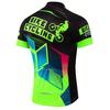 Men'S Cycling Jersey - High-Elasticity Knit Fabric with Reflective Back Design, Breathable Moisture-Wicking Fabric for Road & Mountain Biking,
