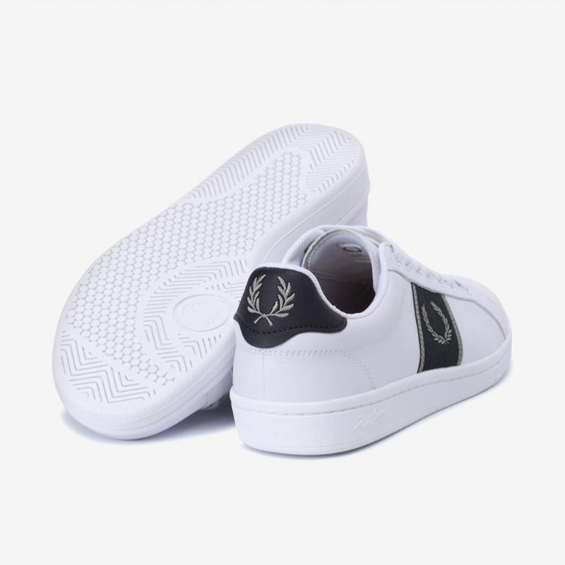 Fred Perry Men S Leather SneakerS Branded Webbing B721