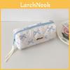 Modern Butterfly Bow Pencil Case With Polyester Fabric For Daily Makeup And Stationery Storage