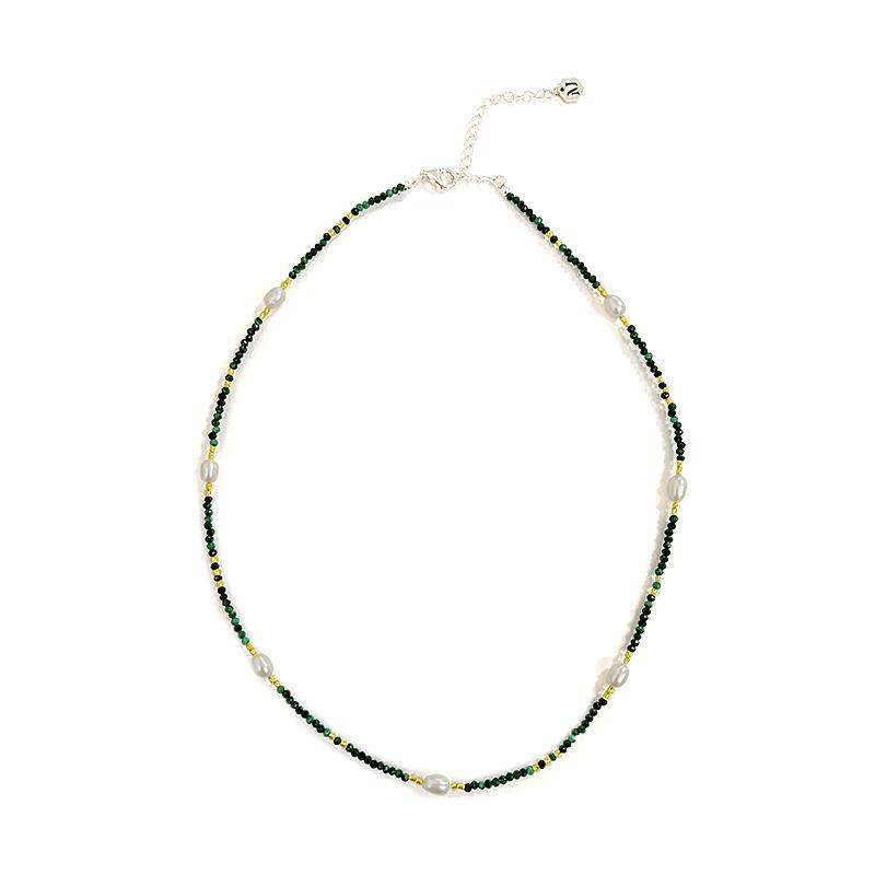 

Ожерелье из павлиньего жемчуга с художественным ретро-дизайном и высококачественным темпераментом, цепочка на ключицу