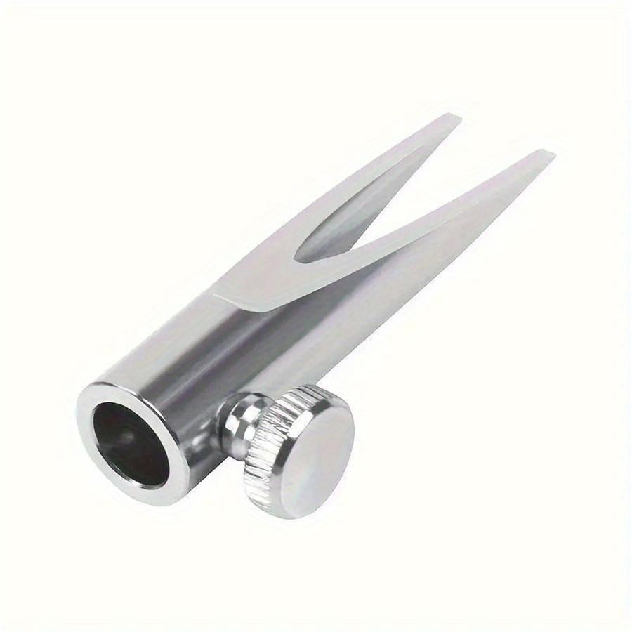 1 Stück Brauenstift-Anspitzer Zylindrischer Metall-U-förmiger Brauenstift-Anspitzer Mit Zweiseitigem Kartenschlitz