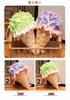 Romantic Summer Hydrangea Ice Cream Bouquet Plush Flower Ornament - Valentine's/Birthday Exquisite Gift