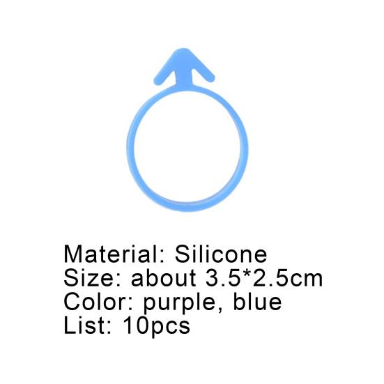 10 buc cleme pentru pungă de patiserie ecologice, silicon elastic de înaltă calitate, legături decorative pentru pungă de patiserie, pentru casă