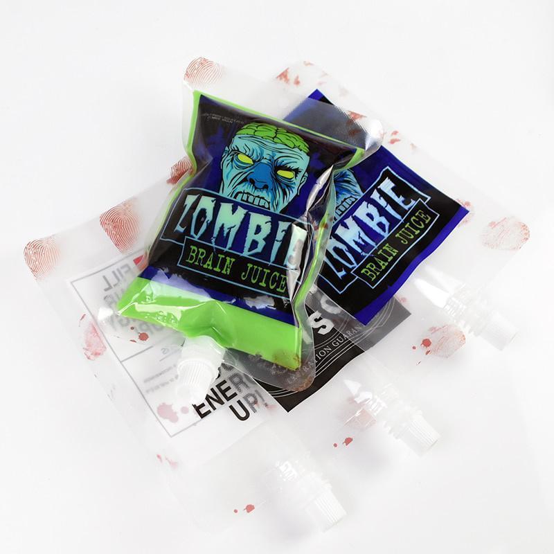 10 Stück Halloween-Dekoration Requisiten Schädel Vampir Bluttrinkbeutel Halloween-Party Dekorationsartikel Horror Halloween Zubehör
