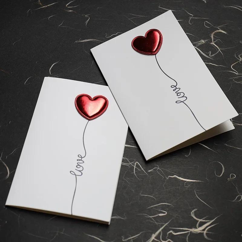 Karten Valentinstag Geschenk Liebe Postkarte Hochzeitseinladung Grußkarten Jahrestag für Sie Valentinstagskarte Partyzubehör