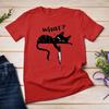 Black Cat with Knife Killer Funny Unisex T-shirt Creative Pattern Print Design T Shirt Men Women Casual Summer Short Sleeve