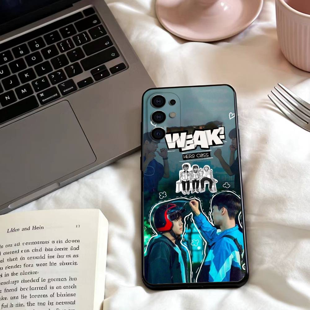W-Weak hero class wallpaper Phone Case For Samsung S25,24,23,22,30,21,10,9,Ultra,Plus,Lite,FE,4,5 G Soft Black Case