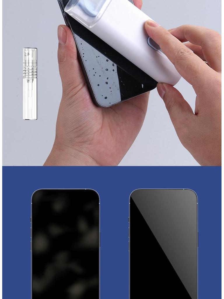 Multifunctional Cleaning Kit: Keyboard Brush, Screen Cleaner, Bluetooth Earphone Pen.