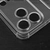 For IPhone 17 Phone Case with Card Holder Thin Lightweight Transparent Phone Covers with Credit Card Slot for IPhone 17 ProMax