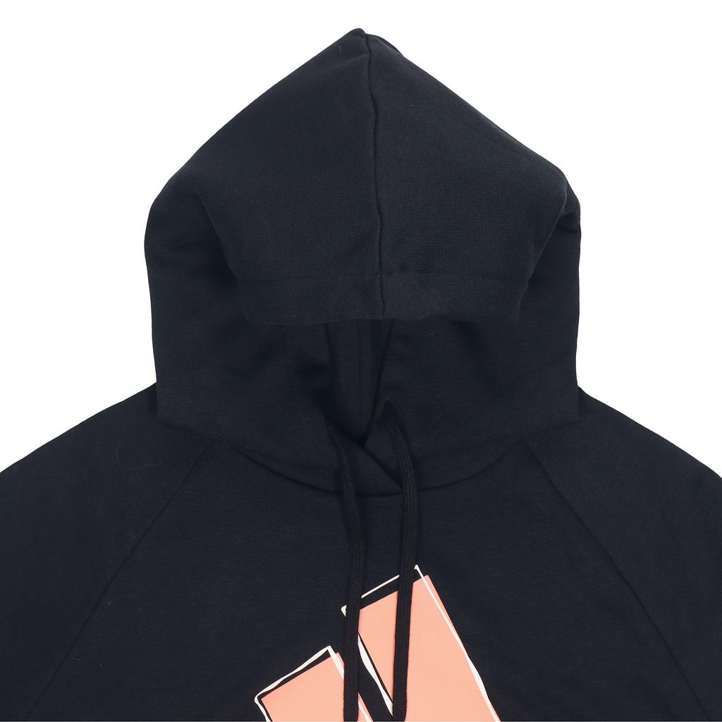 Adidas x Lego Co-Branded Logo Print Pullover Hoodie With Long Sleeves Women Tops Black HB5108