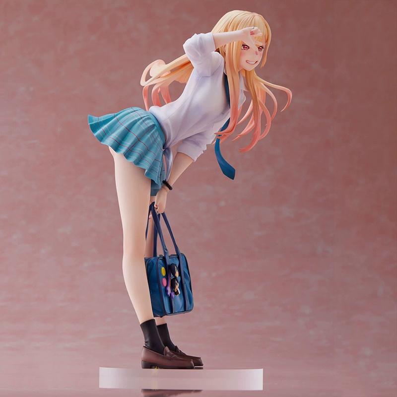 My Dress Up Darling Anime Figure Kitagawa Marin School Uniform Pretty Girl Model Decoration Kids Garage Kit Toy Collection Gifts