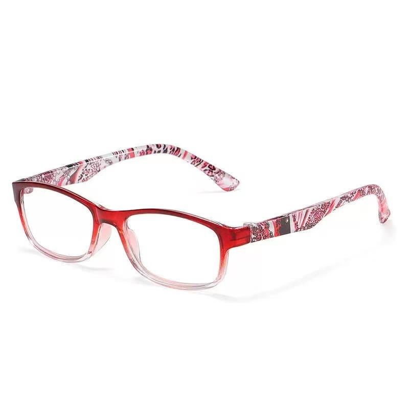 

Fashion ultra light reading glasses for men women elegant leather high grade snake shaped middle age eyewear 1