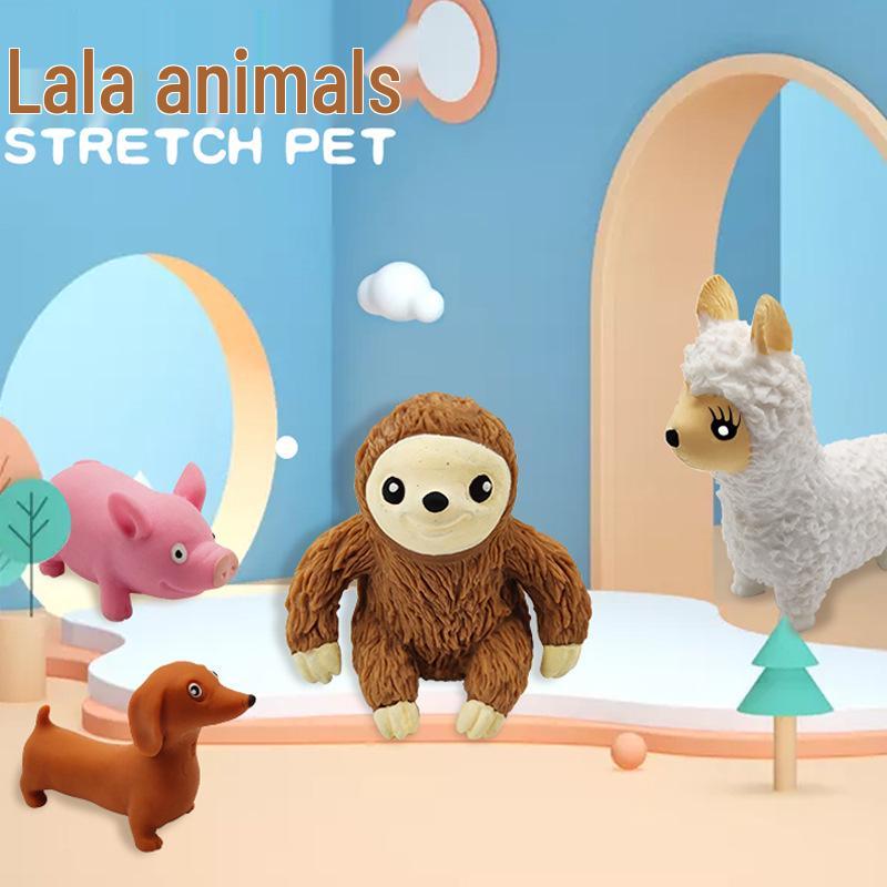

Creative Kids Stress Relief Toy: Lala Dog, Pig, Sheep Squeeze Rebound Ball - Perfect Gift