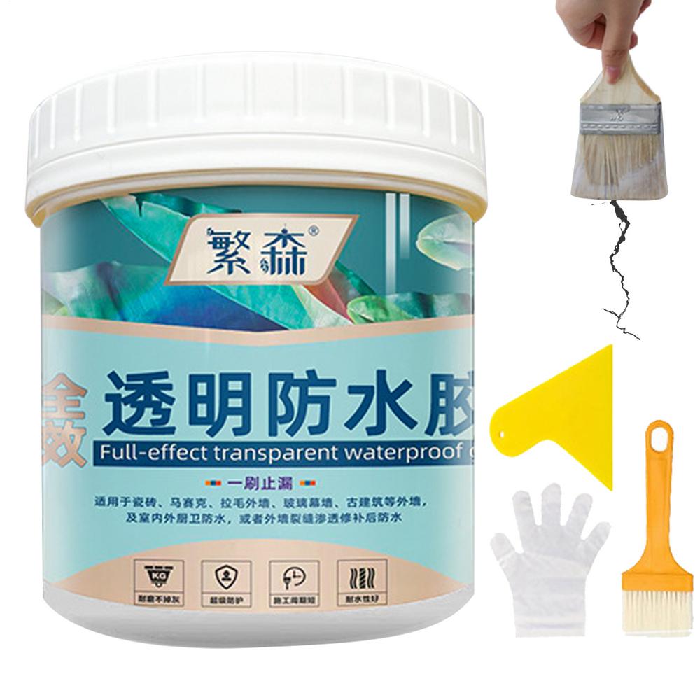 Roof Sealant Waterproof Transparent Indoor & Outdoor Waterproof Agent Multi-Purpose Super Strong Roof Bathroom Floor Sealant For