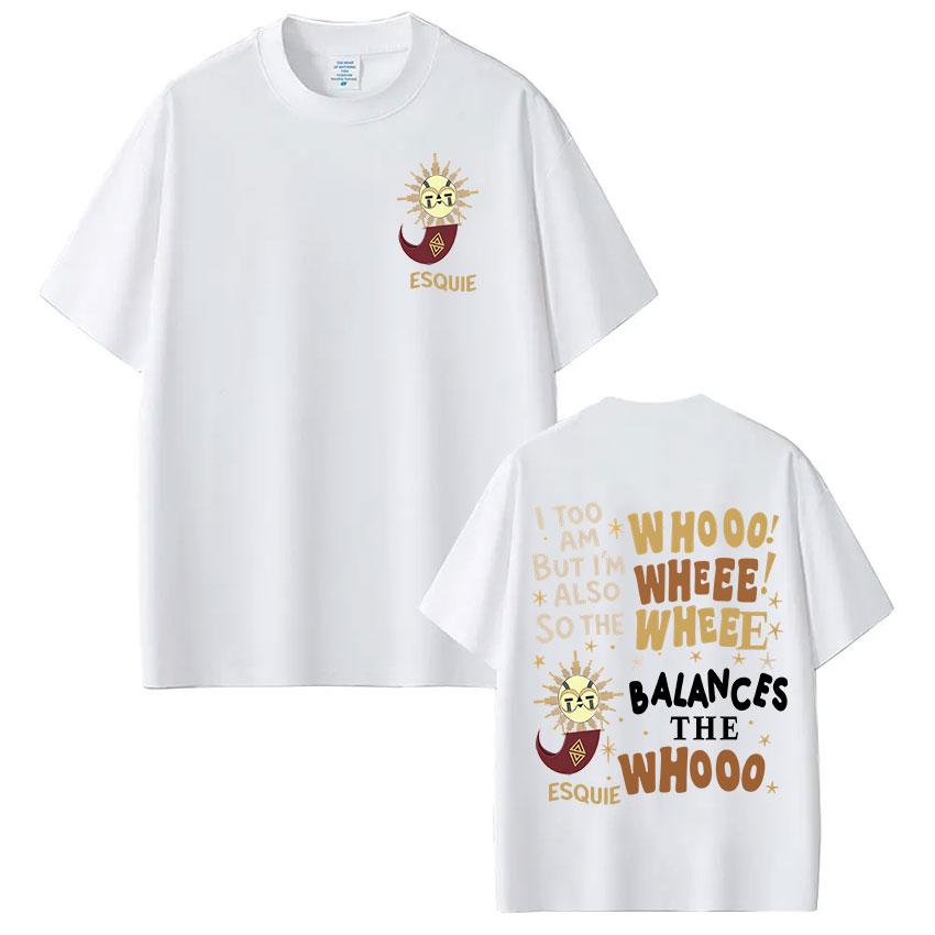 Esquie Clair Obscure Expedition 33 2025 Game Merch Summer Mens Womens Fashion Retro Short Sleeve Tshirt Cotton Tshirt
