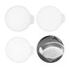 Modern Style 4 Pack Shower Drain Hair Catcher Bathroom Sink Filter NonSlip Design ABS